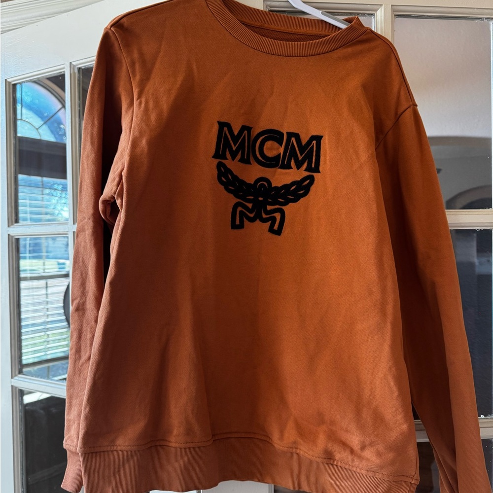 MCM Tan Logo Sweatshirt - Picture 2 of 3